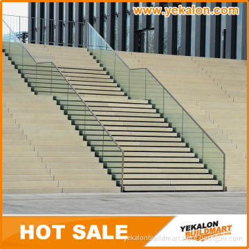 Yekalon Outside Aluminum Glass Railing for Stairs in Shenzhen